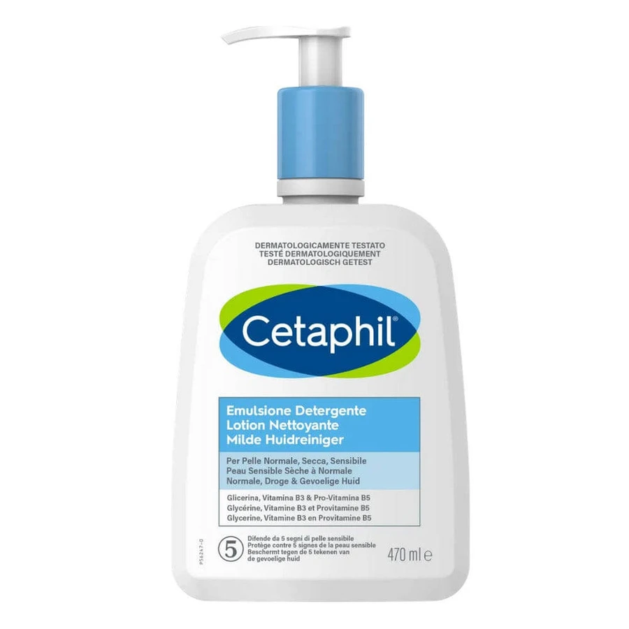Cetaphil Cleansing Lotion for Sensitive Skin Face and Body 460ml