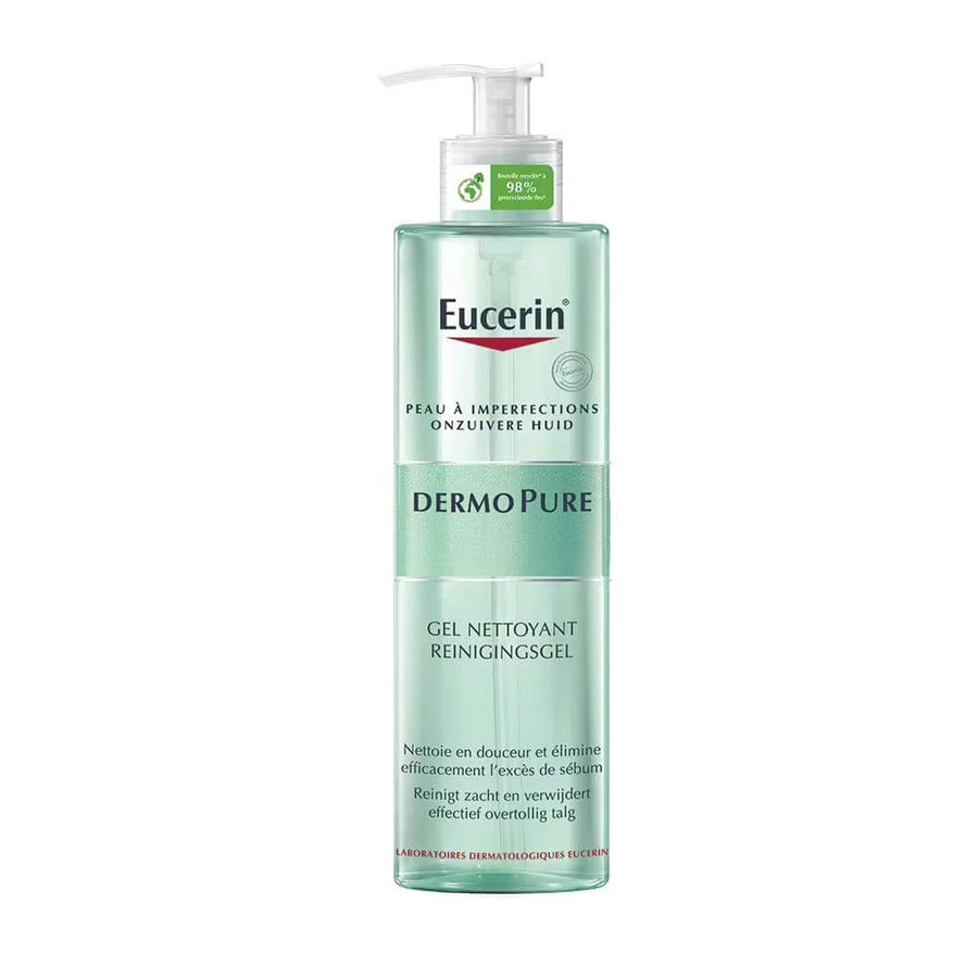 Eucerin Dermopure gezichtsreinigingsgel onzuivere huid 400ml