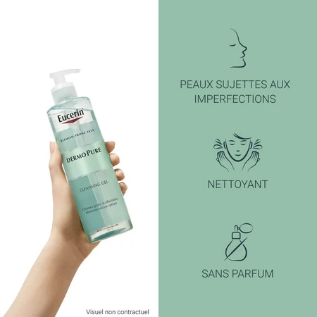 Eucerin Dermopure gezichtsreinigingsgel onzuivere huid 400ml