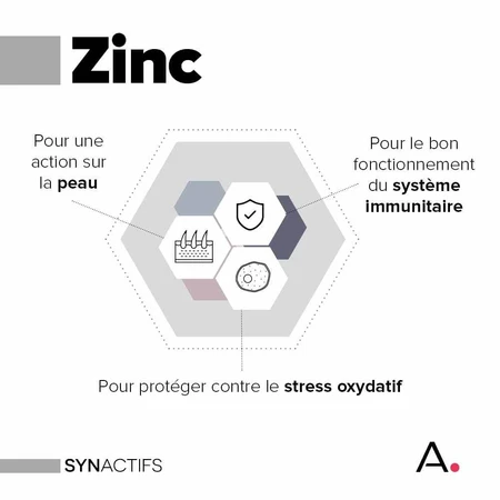 Aragan Synactifs ZincActives 60 Capsules