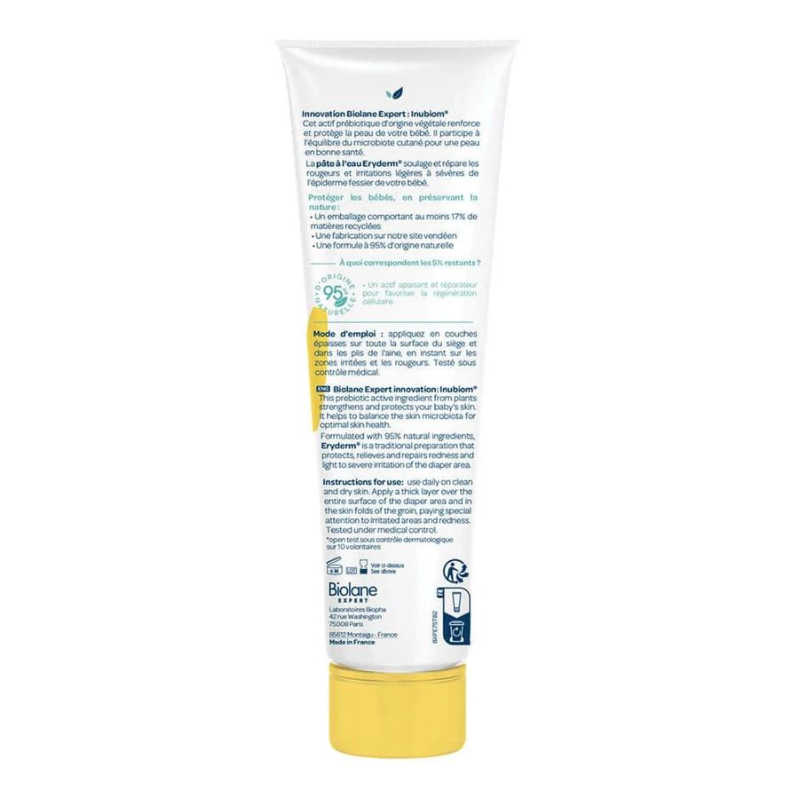 Biolane Expert Eryderm Baby Water Paste Peaux Sensibles 75ml