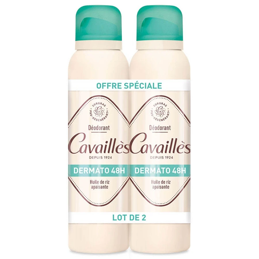 Cavaillès Dermato Desodorante Spray 48H 2x150ml