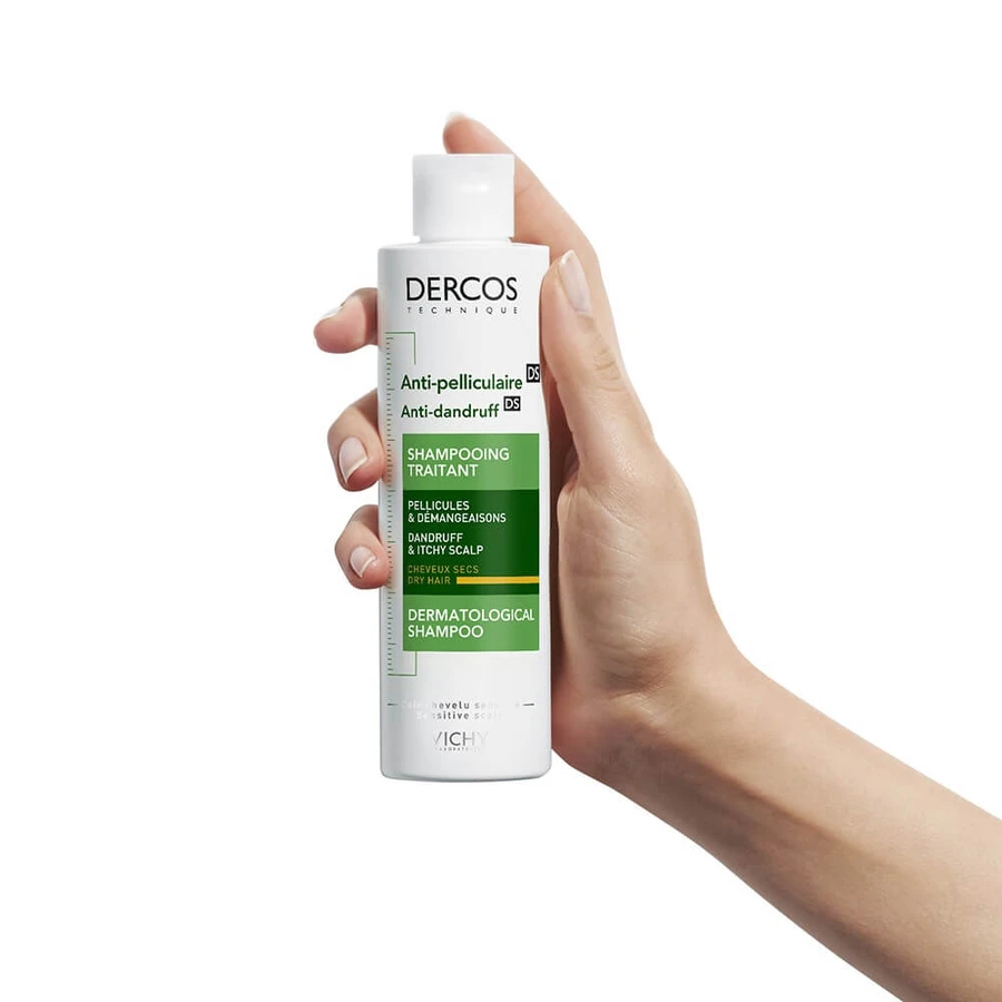 Vichy Dercos Roos en Jeuk Behandeling Shampoo Droog Haar 200ml