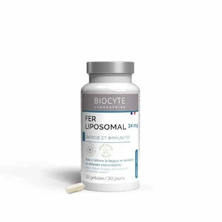 Biocyte Longevity Fer Liposomal 14mg 30 Gélules