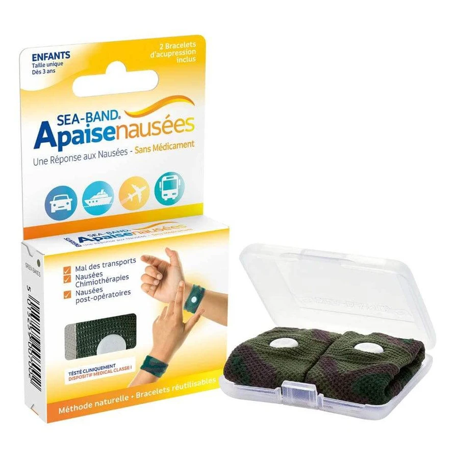 Seaband Anti-Brechreiz-Armband für Kinder x2