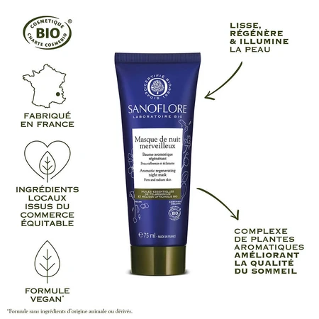 Sanoflore Merveilleuse Organic Night Mask 75ml