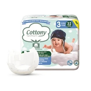 Cottony Bebe T3 Luiers (4-9 kg) x32