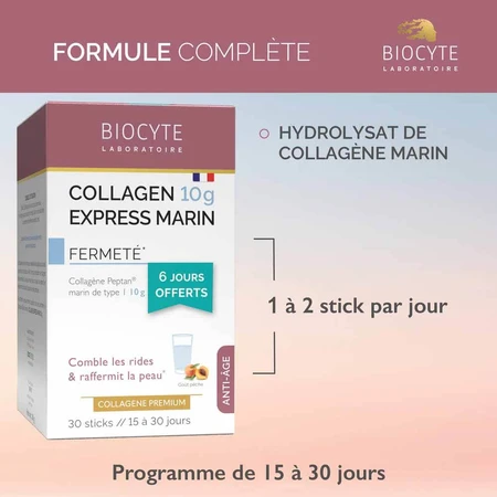 Biocyte Colágeno Antiedad Express 3x10 Stick 30 Sticks