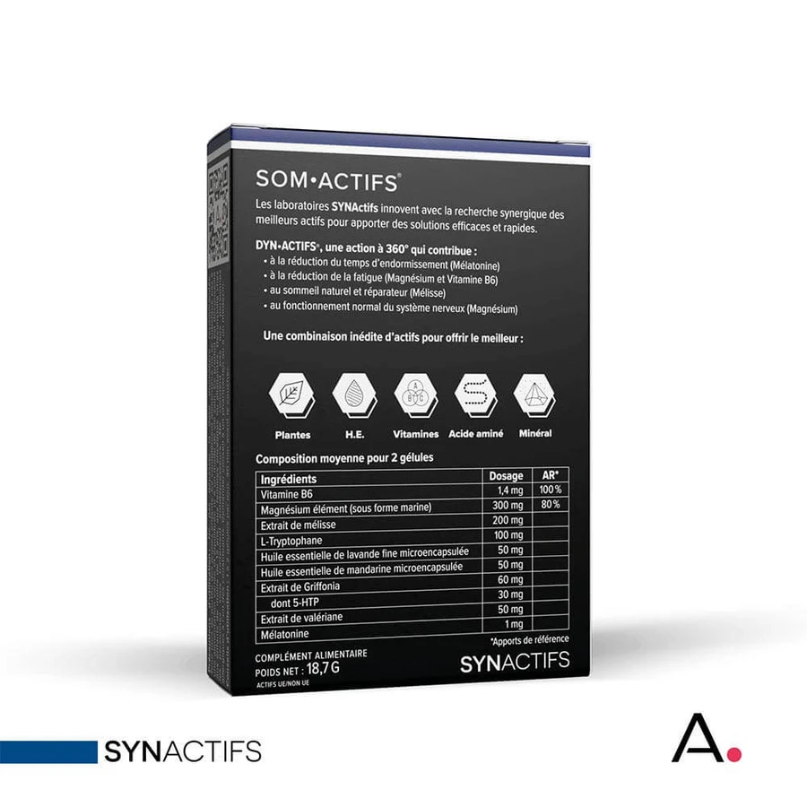 Aragan SynActifs SomActifs Slapen 30 capsules