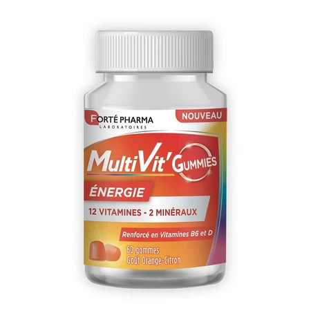 Forté Pharma MultiVit'4G Multivitamin- und Mineralien-Gummis 60 Kaugummis