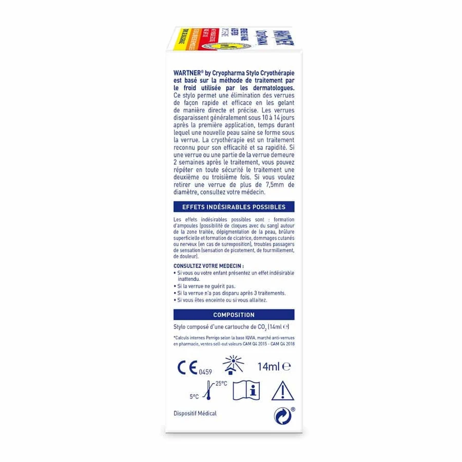 Wartner Krioterapia Cryopharma Brodawki na dłonie i stopy 14ml: ceny i cechy