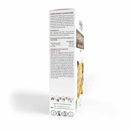 Arkopharma Arkoroyal Royal Jelly Bio 20 fiolek: ceny i cechy
