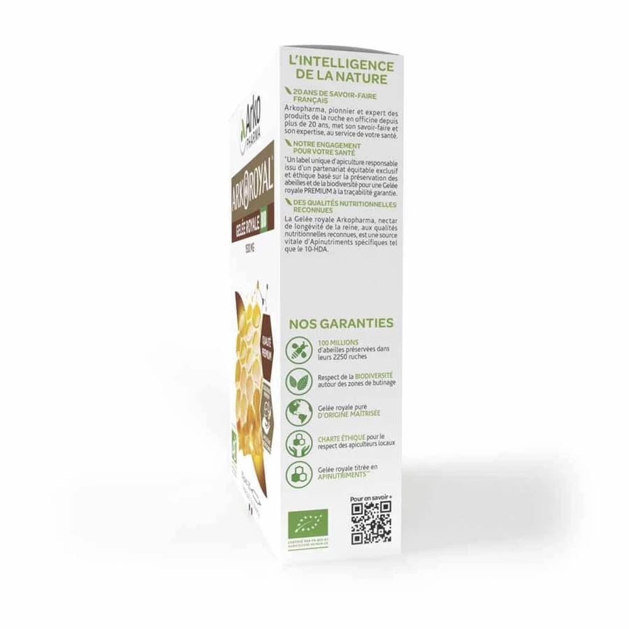 Arkopharma Arkoroyal Royal Jelly Bio 20 fiolek: ceny i cechy
