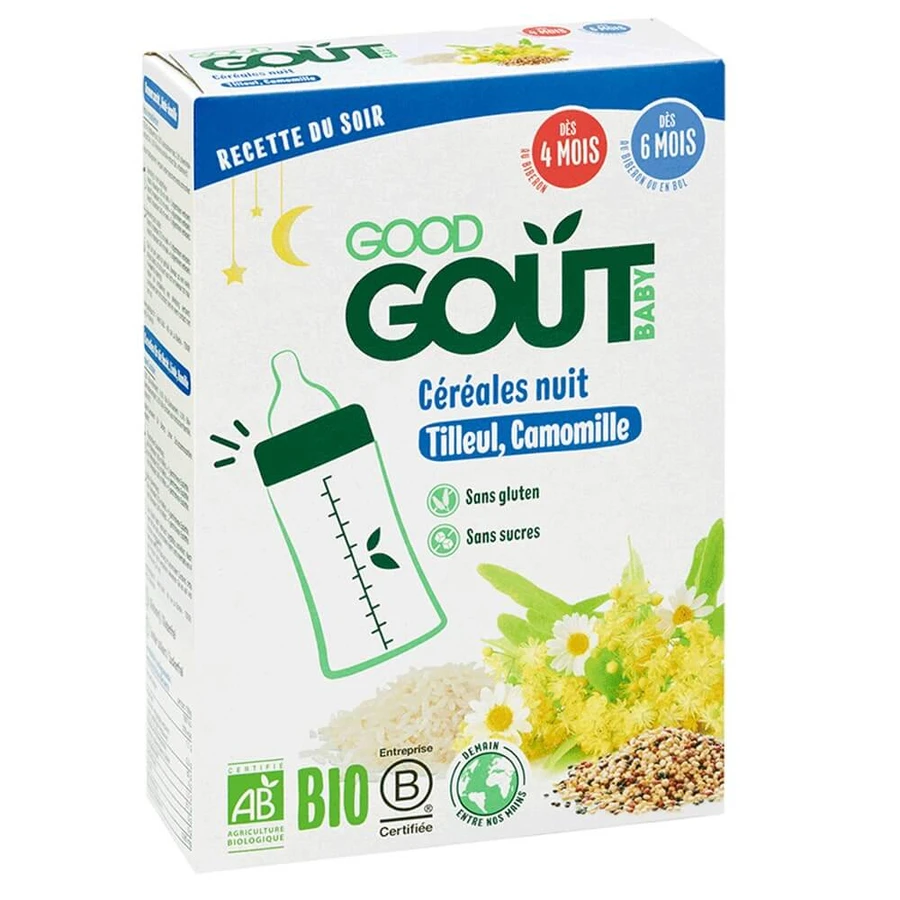 Good Gout Céréales Notte vă ajută să adormiți De la 4 luni 200g