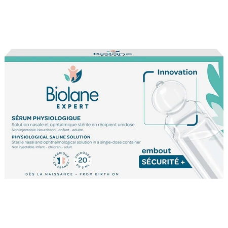 Biolane Expert Physiological Serum for Children 20x5ml 20 unidoses de 5ml