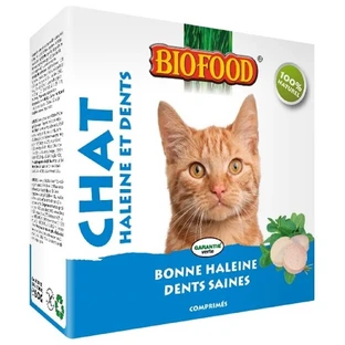 Biofood Kattenadem en Tanden 100 Tabletten