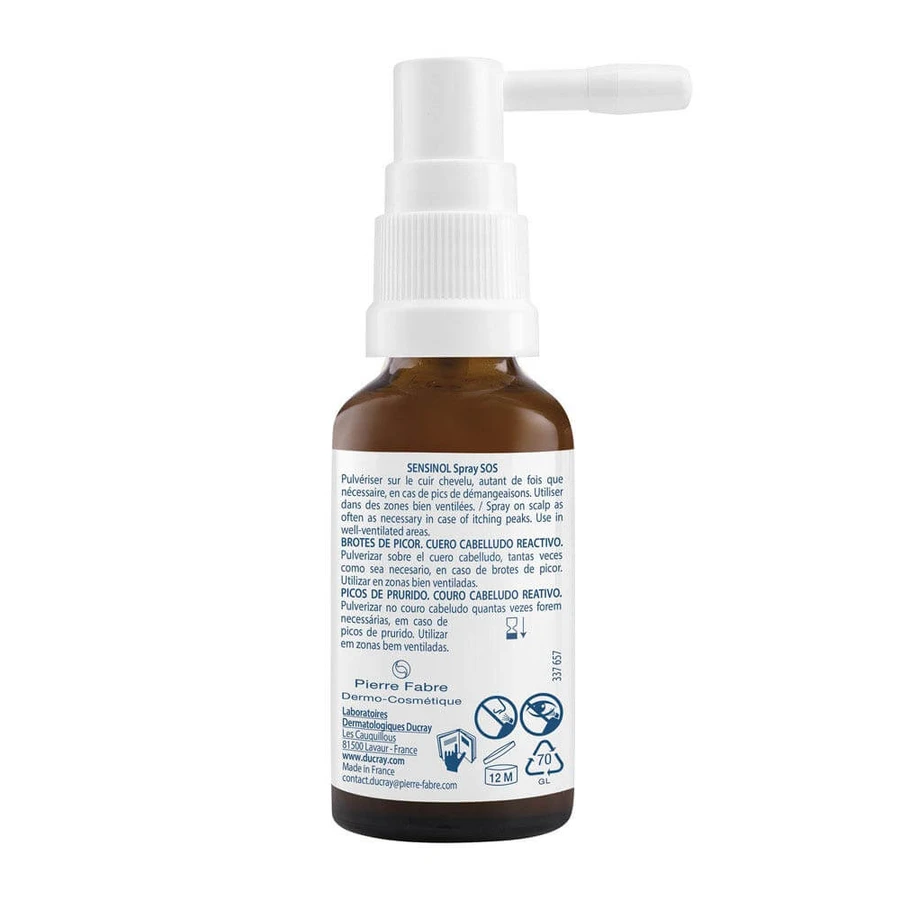 Ducray Sensinol SOS Spray jeukende hoofdhuid tips 30ml