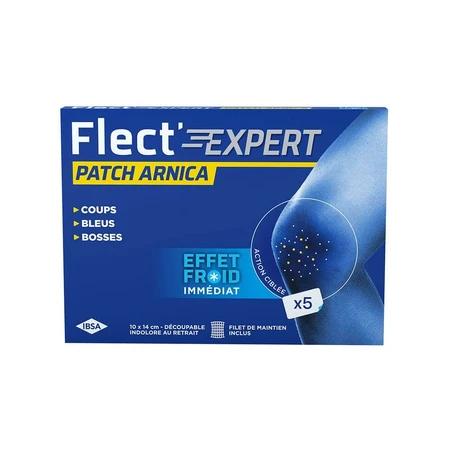 IBSA Flect'Expert Arnica plaster 10x14 cm x5: ceny i cechy
