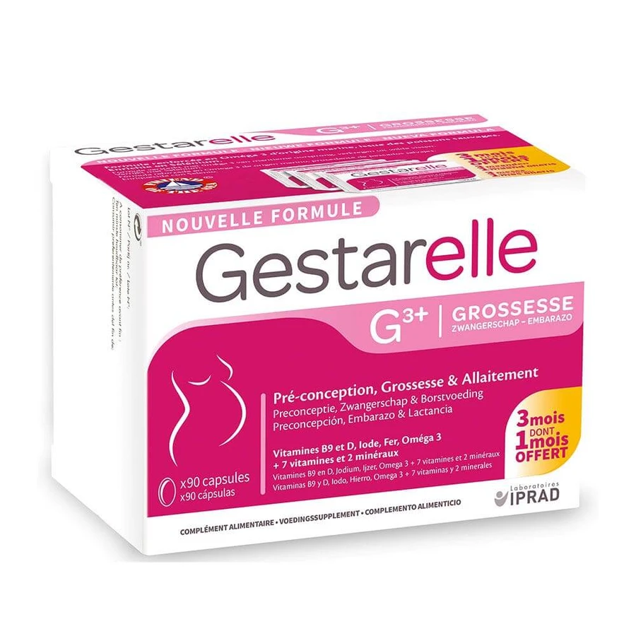 Iprad Gestarelle G3+ preconceptie, zwangerschap en borstvoeding 90 capsules