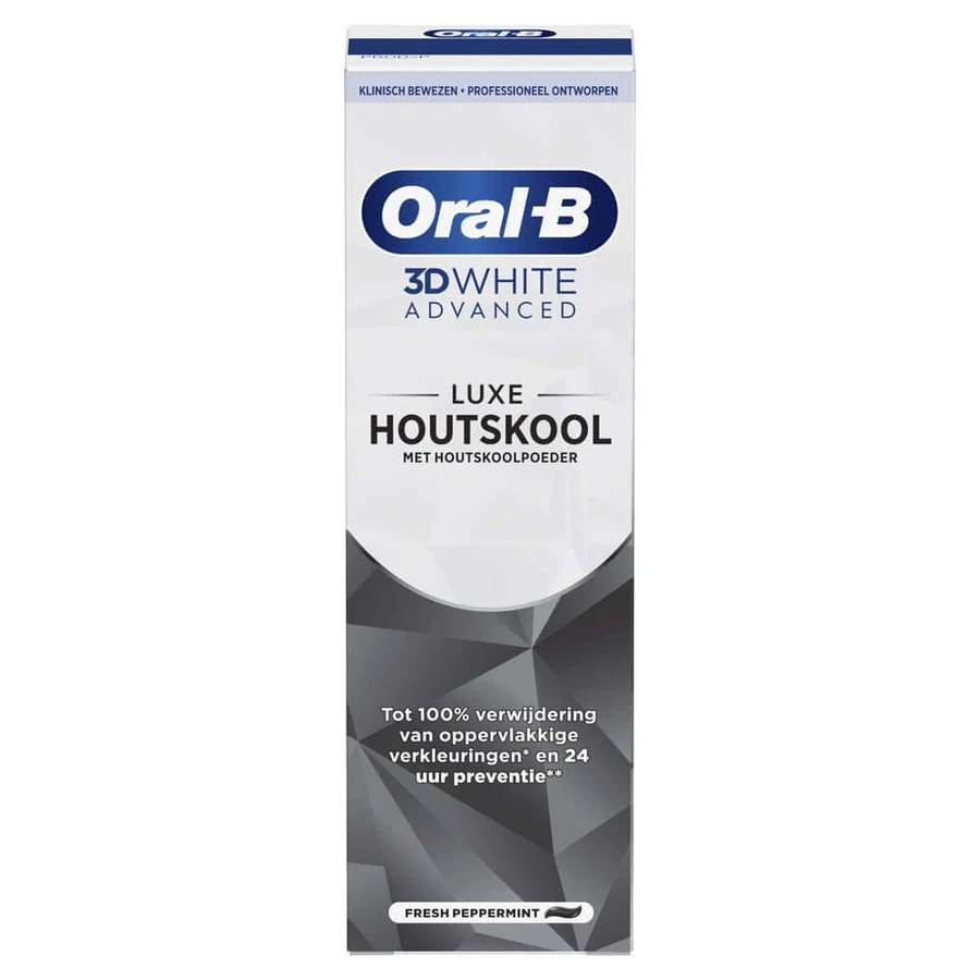 Oral-B 3D White Advanced Toothpaste Luxe Charcoal 75ml