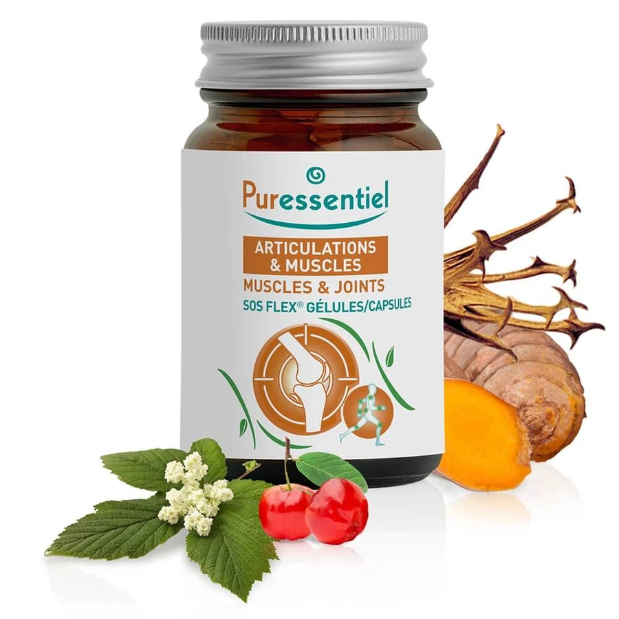 Puressentiel Gewricht en Spier S.O.S Flex 30 capsules