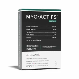Aragan Synactifs Myoactieve spierontspanning 30 capsules