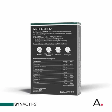 Aragan Synactifs Myoactieve spierontspanning 30 capsules