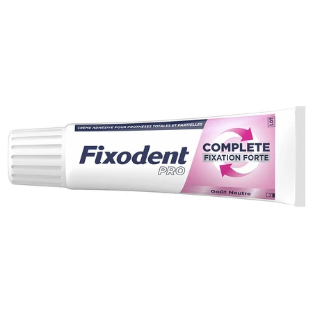 Fixodent Pro Complete Volledige kleefcrème voor kunstgebitten Neutrale verzorging 47g