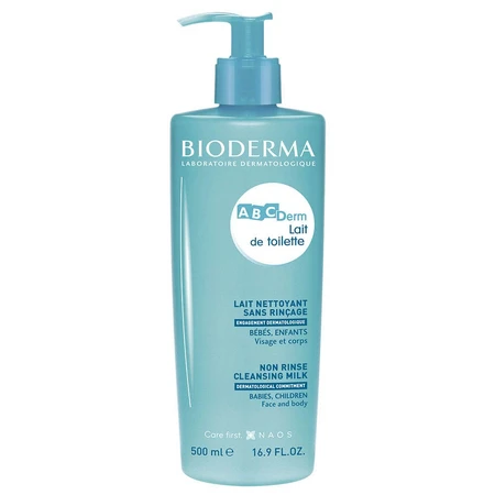 Bioderma Abcderm Children's No-Rinse Cleansing Milk 500ml
