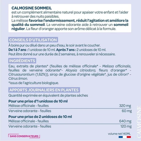 Somn Calmosine pentru o noapte liniștită 14 Doze