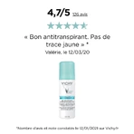 Vichy Déodorant Anti Transpirant Anti Trace Spray 2x125ml