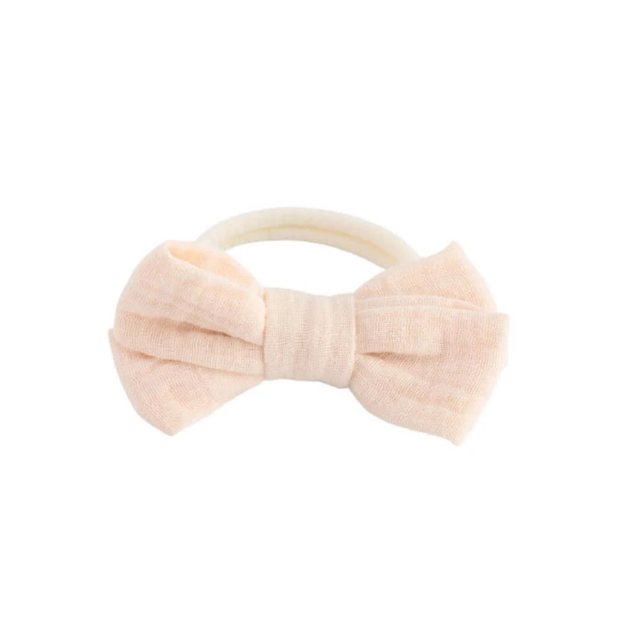 Bachca Cotton gauze knot elastics x2