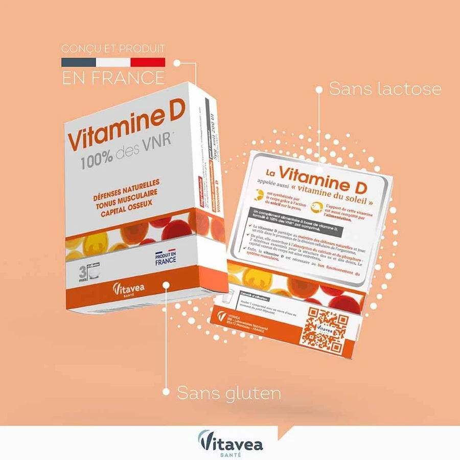 Vitavea Santé Vitamins D 90 Tablets
