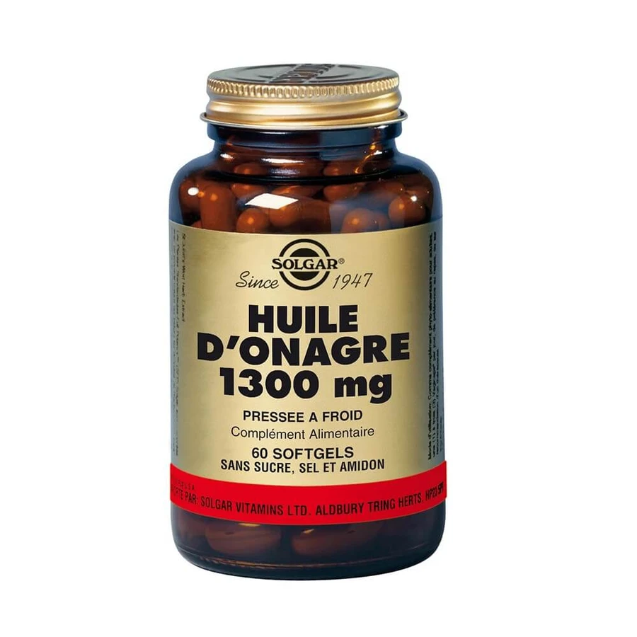 Solgar Aceite de Onagra 60 Gelule Equilibre Féminin 1300 mg