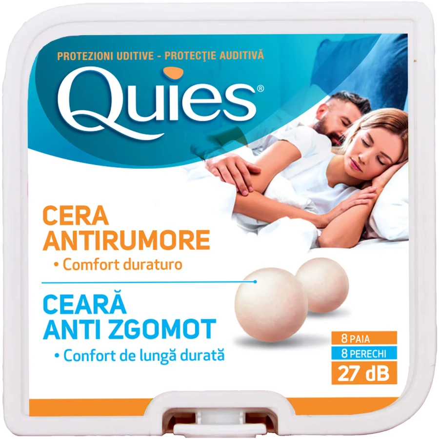 Oorsmeer oordopjes, 8 paar, Quies