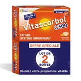 Vitascorbol Vitaminen C 500mg Smaak Sinaasappel 2x24 Kauwtabletten