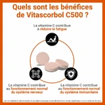 Vitascorbol Vitaminas C 500mg Sabor Naranja 2x24 Comprimidos Masticables