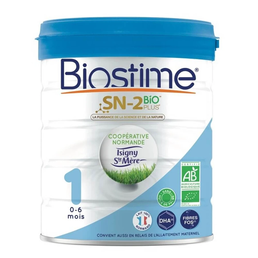 Biostime Sn-2 Leche en polvo ecológica Plus De 0 a 6 meses 800g