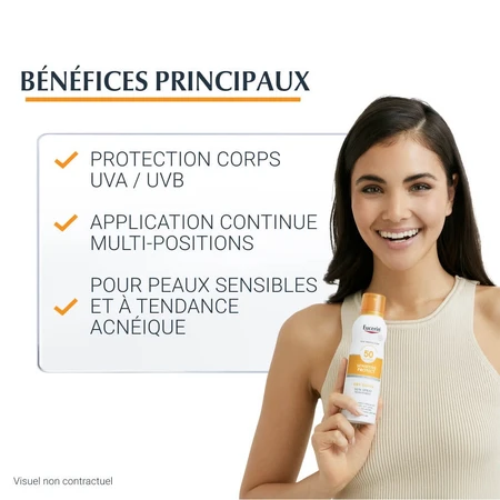 Eucerin Ochrona Przeciwsłoneczna Sensitive Protect Przezroczysta Mgiełka Spf50 Skóra Wrażliwa 200 ml: ceny i cechy