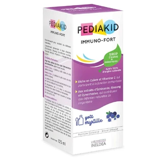 Pediakid Immuno-Fort siroop met bosbessensmaak 125 ml