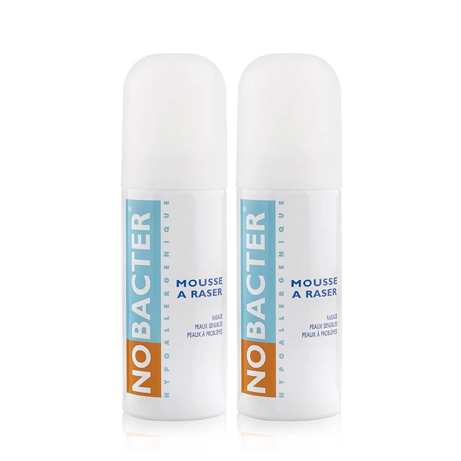 Nobacter Pianka do golenia dla skóry wrażliwej lub problematycznej 2x150 ml: ceny i cechy
