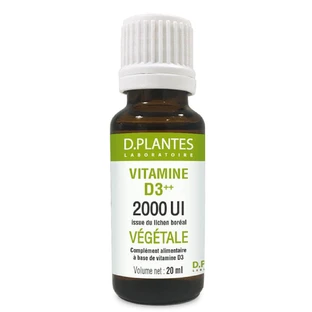 D. Plantes Plant Vitamins D3++ 2000IU 20ml