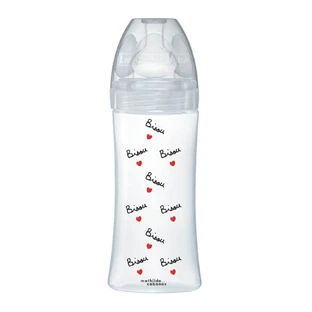 Dodie Sensation+ Flasche mit flachem Sauger fließen 2 Anti Colic 0-6 Monate 330ml Mathilde Cabanas Collection