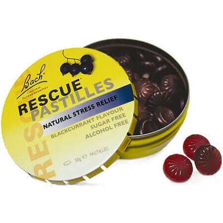 Gouttes aromatisées au cassis, 50 gr, Rescue Remedy