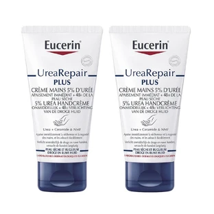 Eucerin UreaRepair Plus Handcrème 5% Urea Droge en Beschadigde Huid 2x75ml