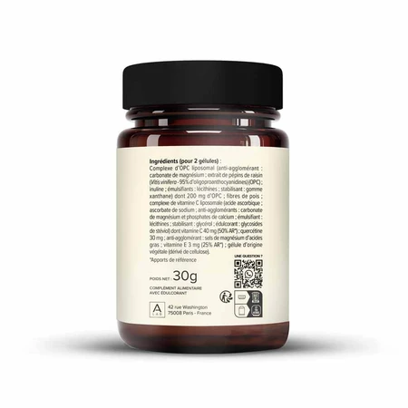 A-LAB OPC Druif Liposomaal 200mg Circulatie antioxidant Huid 60 capsules