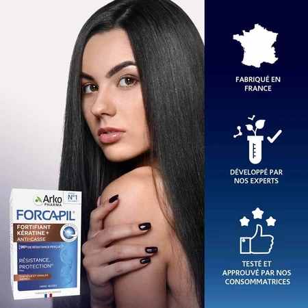 Arkopharma Forcapil Keratine Versterkend Haar en Nagels 180 Capsules 2+1 maand Gratis