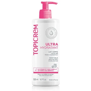 Topicrem Ultra-Hydraterende Bodymilk voor de Gevoelige en Droge Huid Peaux Sensibles Et Seches 500ml
