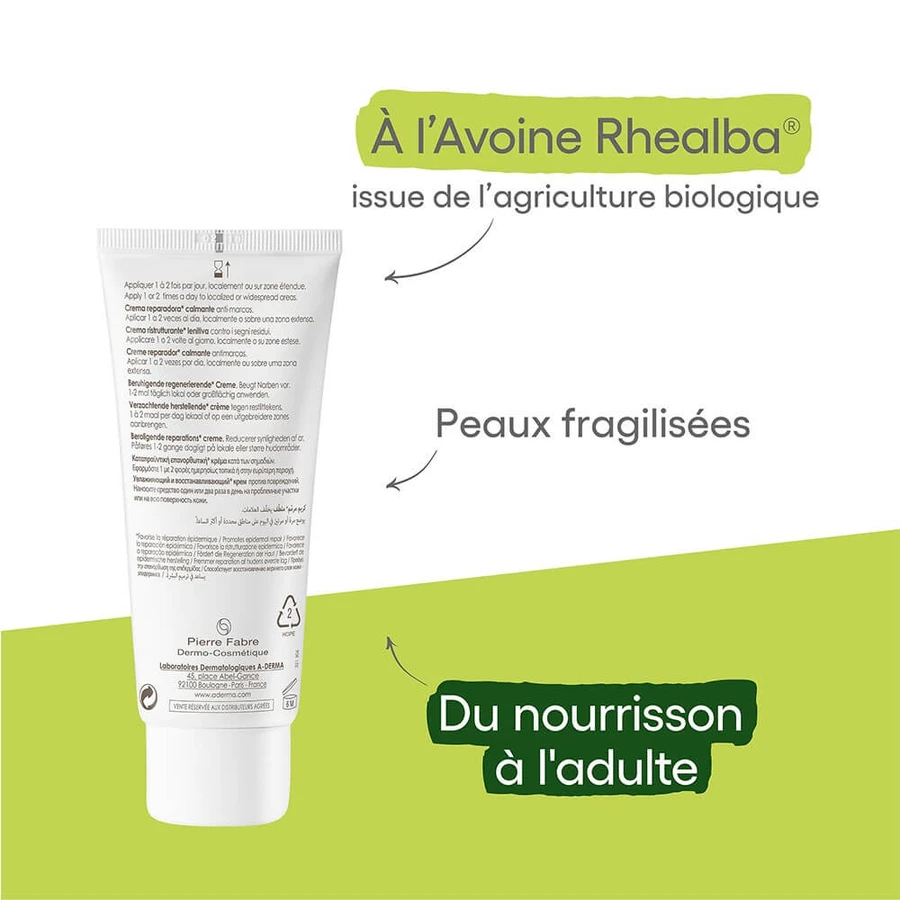 A-Derma Epitheliale A.H Ultra Herstellende Kalmerende Crème 100ml