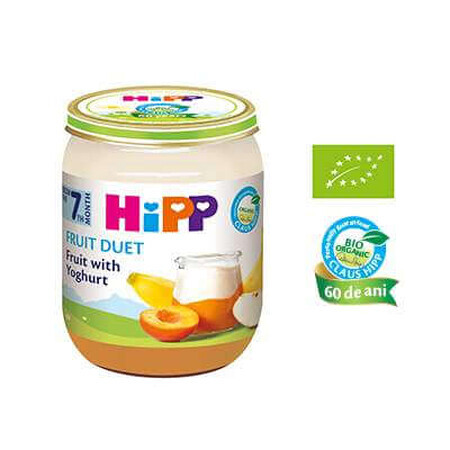 Duet yoghurt met vruchten, +7 maanden, 160 g, Hipp